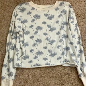 Cropped long sleeve, size small, zoe+liv